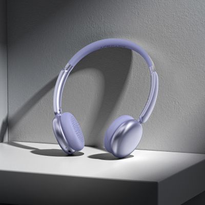 3. Acefast H8 Wireless On-Ear Headphones with ANC - Purple