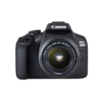 4. Canon EOS 2000D BK 18-55 IS II EU26 SLR Camera Kit 24.1 MP CMOS 6000 x 4000 px Black
