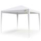 4. GARDEN TENT PAVILION PE 3x3x2.45M WHITE SASKA GARDEN