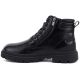 8. Men's leather ankle boots with two zippers, black Big Star UU174242