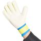 3. adidas Predator Training Goalkeeper Gloves White, Yellow, and Blue KA7786
