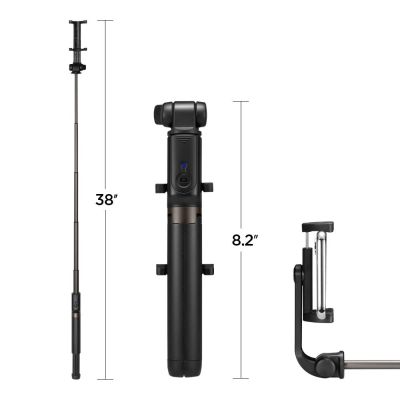 38. Selfie stick Spigen S540W Bluetooth with tripod - black