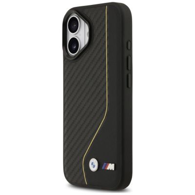 2. BMW M Carbon Line & Logo MagSafe Case for iPhone 17 - Yellow