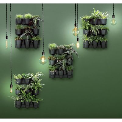 34. VERTICAL GARDEN FLOWER BED HANGING ANTHRACITE
