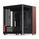 8. Jonsbo TK-0 PC Case, Mini-Tower, Mini-ITX, Tempered Glass, Wood - black