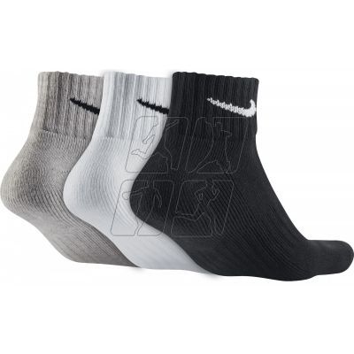 2. Nike 3 pack Value Cotton Quarter SX4926-901 socks