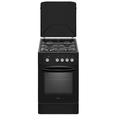 Gas cooker MPM-56-KGF-21/B black 50 cm, 4 burners Sabaf