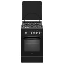 Gas cooker MPM-56-KGF-21/B black 50 cm, 4 burners Sabaf