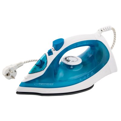 17. Esperanza Ceramic EHI002 steam iron (2200W; blue)