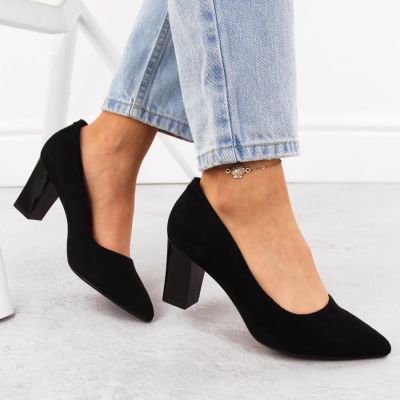 2. Sergio Leone W PB403 SK429B Block Heel Pumps