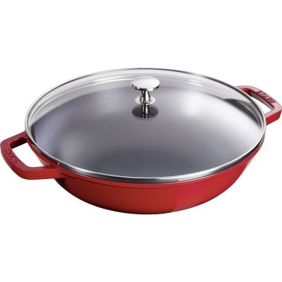 2. Staub 40511-345-0 Round Wok/Stir-Fry Pan