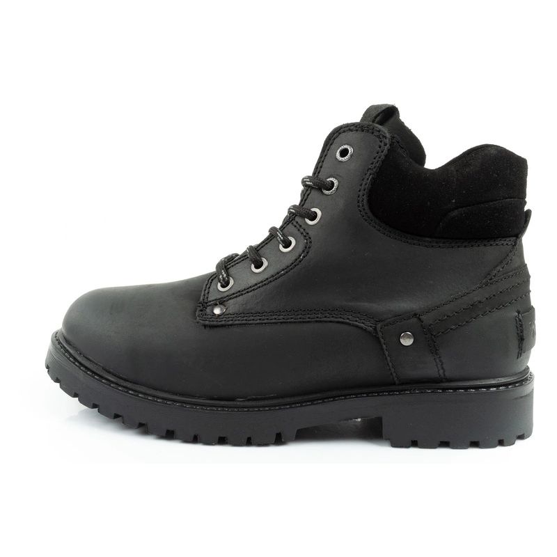 2. Wrangler Yuma men's boots, Chelsea boots, elegant leather, black