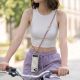 8. Tech-Protect C10S Crossbody Phone Lanyard (114 cm) + Wrist Strap (31 cm) - Pink Titanium
