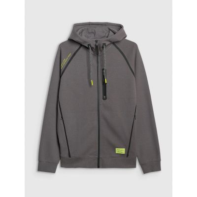 6. Men's zip-up hooded sweatshirt 4F 4FRAW25TSWSM2456-23S