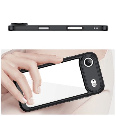 4. Outer Space Case for iPhone 17 Air - Black Transparent