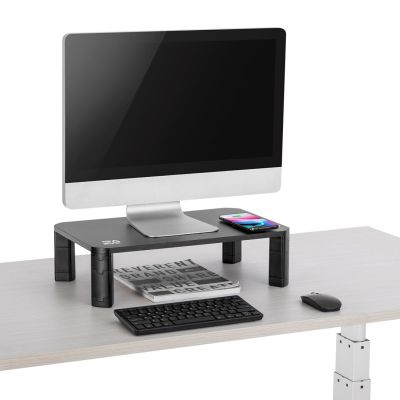 5. ERGOOFFICE MONITOR TABLE STAND WITH QI CHARGER ER-415