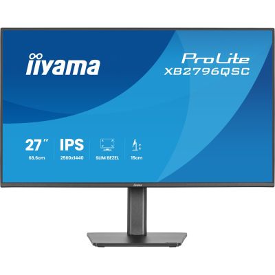 2. iiyama ProLite XB2796QSC-B1 computer monitor 68.6 cm (27") 2560 x 1440 px Quad HD LED Black