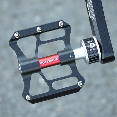 8. Rockbros K3462F-BK Detachable Quick Release Bicycle Pedals - Black