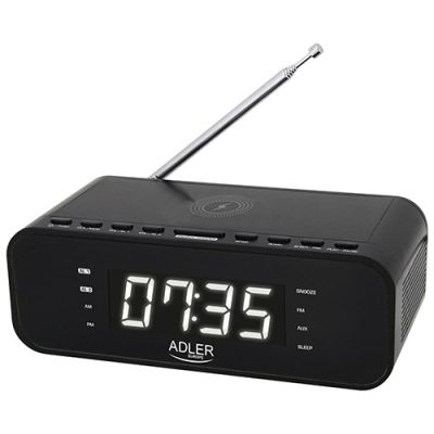 24. ADLER AD 1192b black clock radio