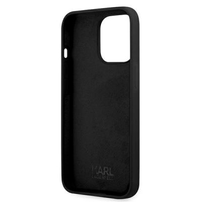 7. Karl Lagerfeld KLHCP13LSSKCK iPhone 13 Pro / 13 6.1" hardcase black/black Silicone Karl & Choupette