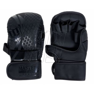 3. MMA Gloves Masters Gfs-Matt-Black 011202-01M