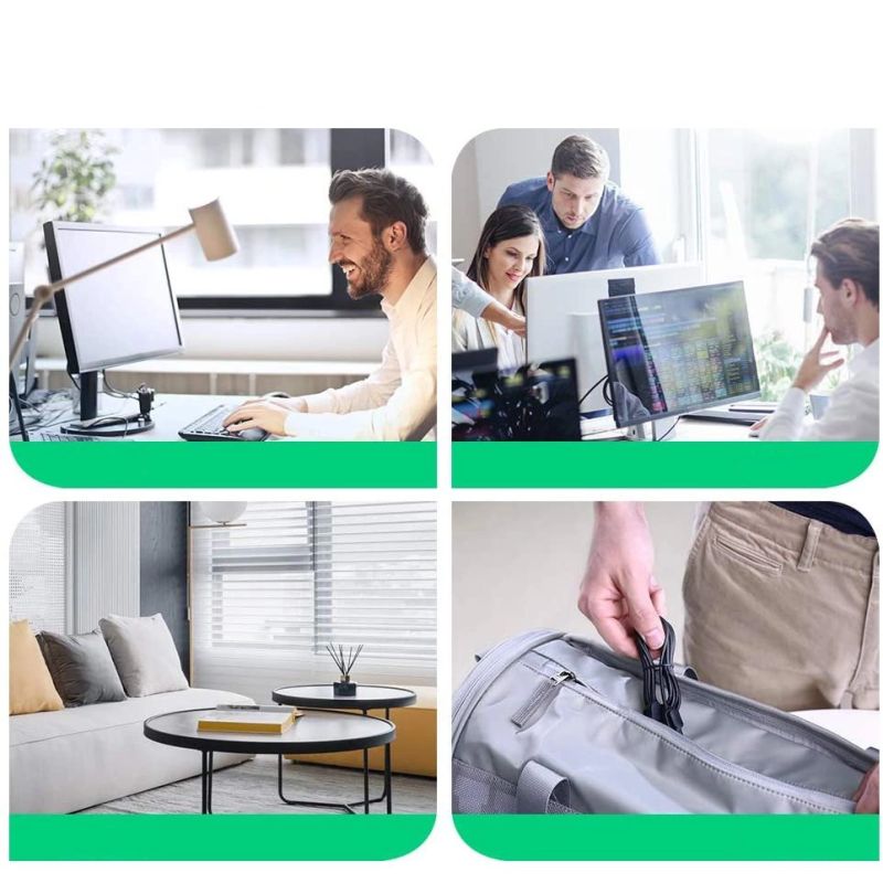 16. Ugreen cable internet network cable Ethernet patchcord RJ45 Cat 6A UTP 1000Mbps 5m black (70654)