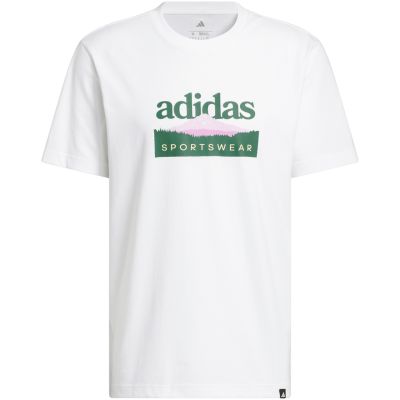 2. adidas Sportsman Mountain Graphic Men's T-Shirt White KC9254