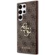 2. Guess 4G Big Metal Logo Case for Samsung Galaxy S24 Ultra - Brown