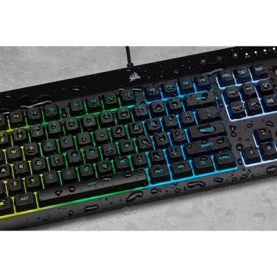 9. Corsair | Rubber Dome | K55 RGB PRO | Gaming Keyboard | Gaming Keyboard | RGB LED Light | United States | Wired | Black