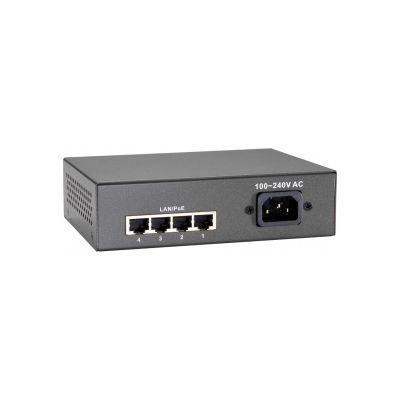 3. 5-port Fast Ethernet PoE+ switch, 4x FE PoE+ (65W) Manufacturer: LEVELONE (FEP-0511)