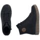 5. Women's insulated platform ankle boots black Rieker Y4308-00