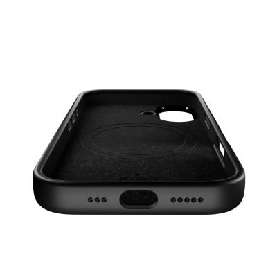 6. Puro Icon Mag Pro Liquid Silicone Case for iPhone 17, MagSafe Compatible, with Camera Protection and Aluminum Buttons - Black