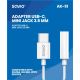 2. SAVIO ADAPTER USB-C - MINI JACK 3.5 MM (F) AK-51