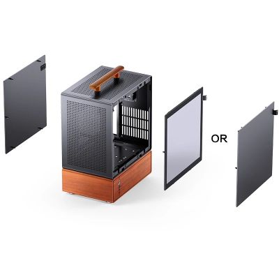 9. Jonsbo T7 PC Case, Midi-Tower, mATX, Tempered Glass