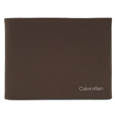 CALVIN KLEIN MEN'S LEATHER BIFOLD WALLET