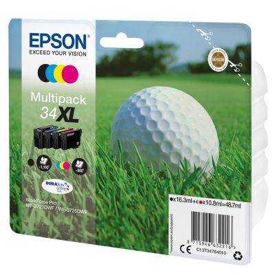 Epson Golf ball Multipack 4-colors 34XL DURABrite Ultra Ink