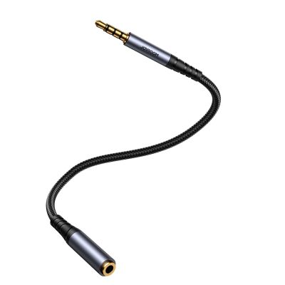 5. Joyroom stereo audio cable AUX 3.5 mm mini jack (male) - mini jack (female) 1.2 m black (SY-A09)