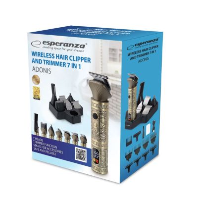7. ESPERANZA 7-IN-1 HAIR CLIPPER ADONIS EBC006