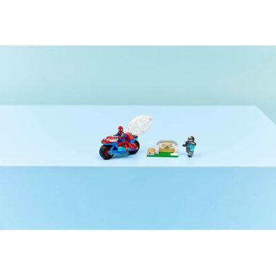 11. LEGO Marvel Spiderman 11206 Spidey on a Motorcycle vs. Rhino
