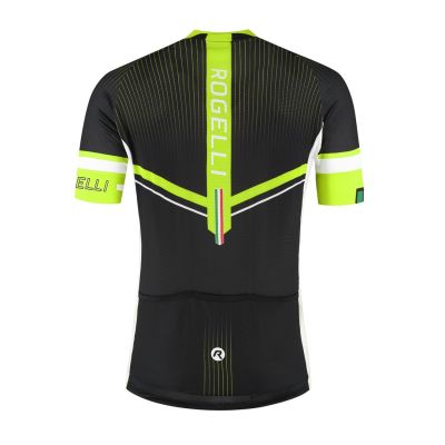 2. Rogelli Gara Mostro II Black-Yellow Cycling Jersey S