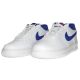 3. Nike Air Force 1 White/Deep royal blue women's shoes - CT3839-101