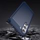 6. Carbon Case for Samsung Galaxy S23+ flexible silicone carbon cover blue