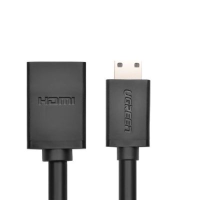 7. Ugreen adapter cable HDMI (female) - mini HDMI (male) 4K 60 Hz Ethernet HEC ARC audio 32 channels 22 cm black (20137)
