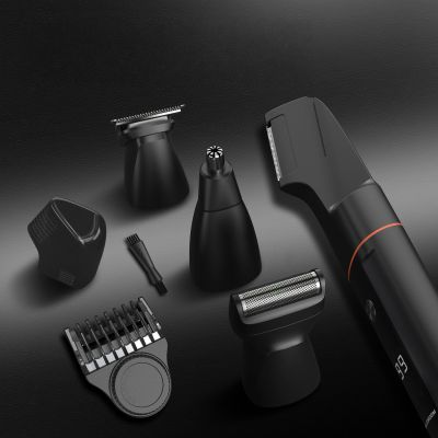 20. MAXGROOM LK-881 multifunctional trimmer with replaceable tips - black