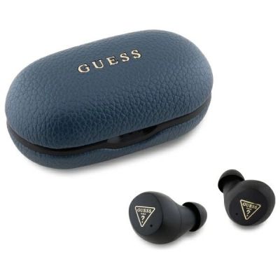 Guess Bluetooth headphones GUTWSPGTSPSB TWS + docking station blue/blue Grained Classic Logo