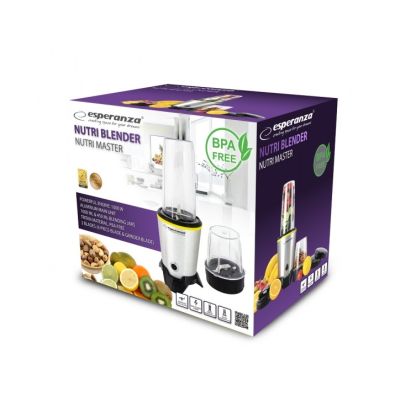 24. Esperanza MASTER EKM028 sports blender (1000W; black and silver)