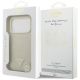 8. Guess Croco Triangle Logo MagSafe case for iPhone 17 Pro - gold