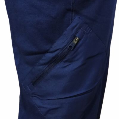 9. Men's Navy Blue Air Jordan Dri-FIT Training Fleece Pants - DQ7890-419