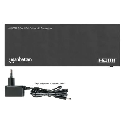 9. MANHATTAN 4K60Hz 8-Port HDMI Splitter with Downscaling