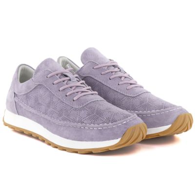 4. Sergio Leone SP001 purple suede women's leather shoes